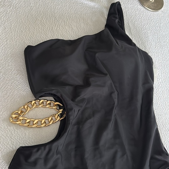 L’AGENCE Ava Chain One-Piece Swims, Size Large, $275 - Picture 15 of 16